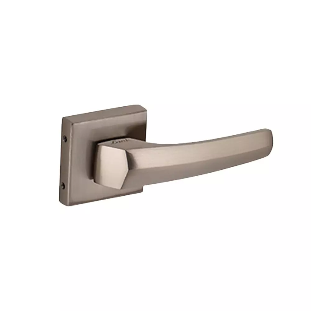 Link Resolute Rose Door Handle Both Side Key Stainless Steel Finish