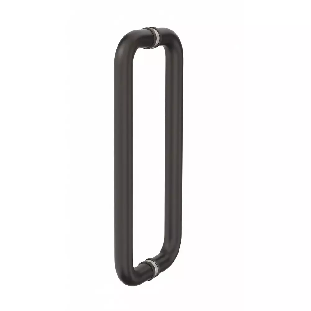 AIDO XL-C D-Type Pull Handle Matt Black PVD Finish 22 mm Dia 322 mm Length, XL-C 3072