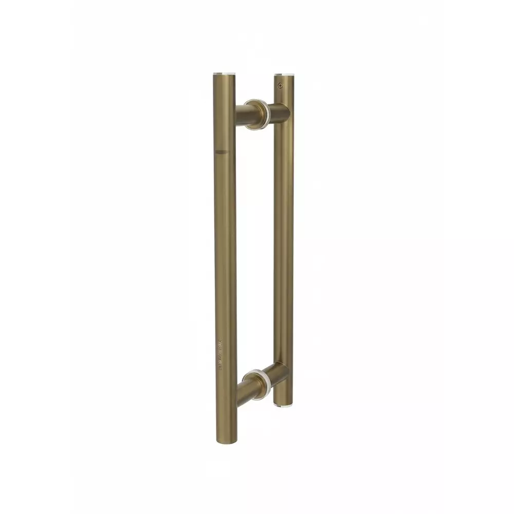 AIDO XL-C H-Type Pull Handle Gold PVD Finish 25 mm Dia 450 mm Length, XL-C 3076