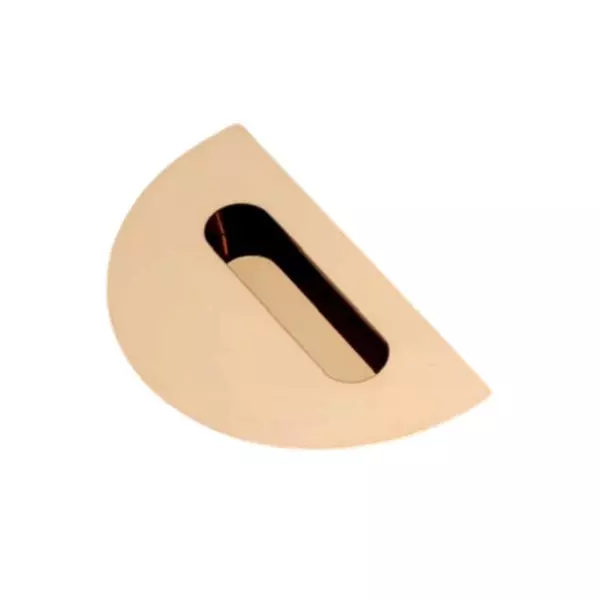 Paras MOON Concealed Sliding Door Handle Stainless Steel 100 mm (4 inch) Hole to Hole Distance PVD Rosegold Finish, 704