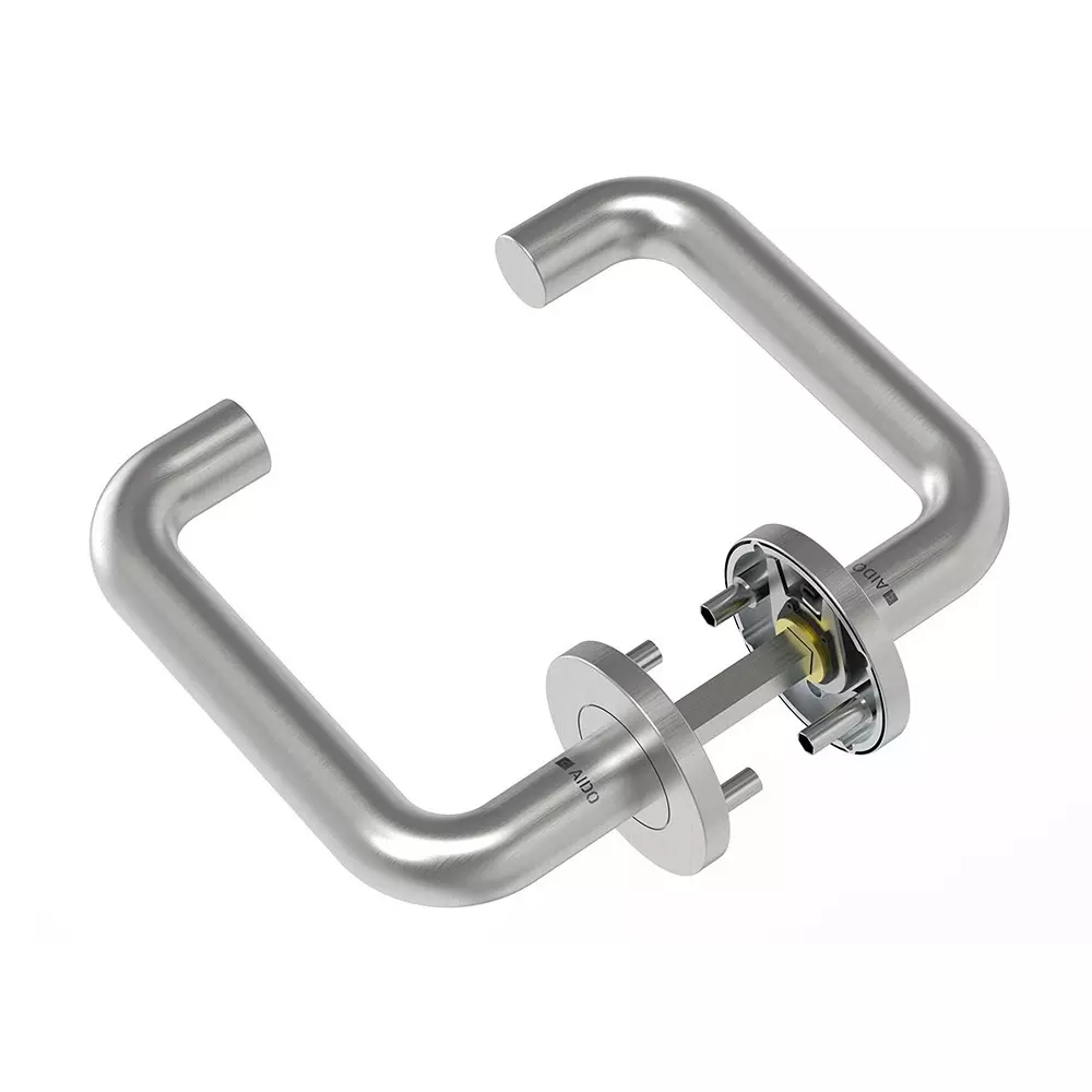 AIDO XL-C Lever Handle Satin Stainless Steel Finish Dia SS 304 8 mm SPindle, XL-C 2001 AM
