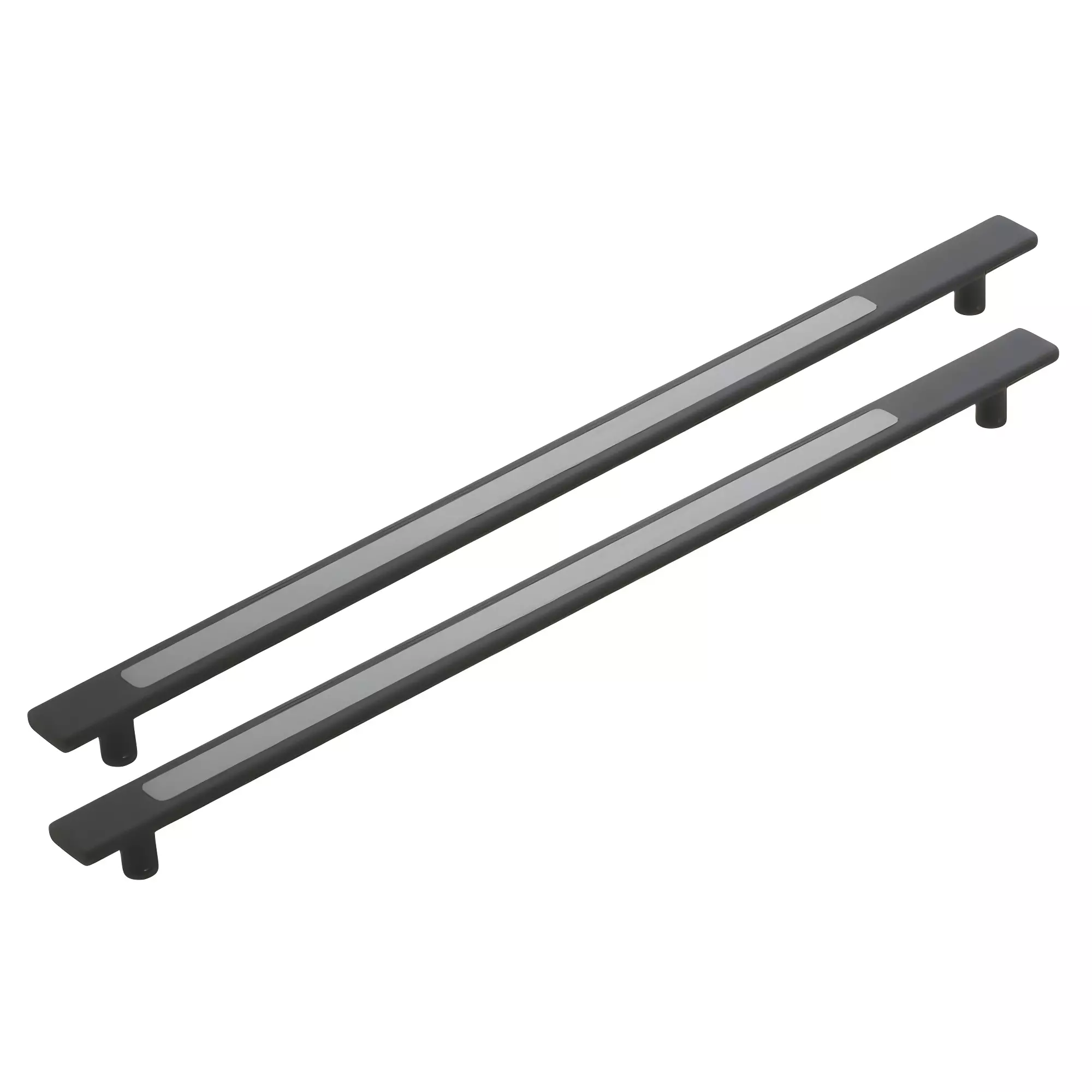 Altitude Main Door Pull Handle Boxer Series Size 900 mm in Metal Body Black TT Finish for Residential & Commercial Space (Set of 2)