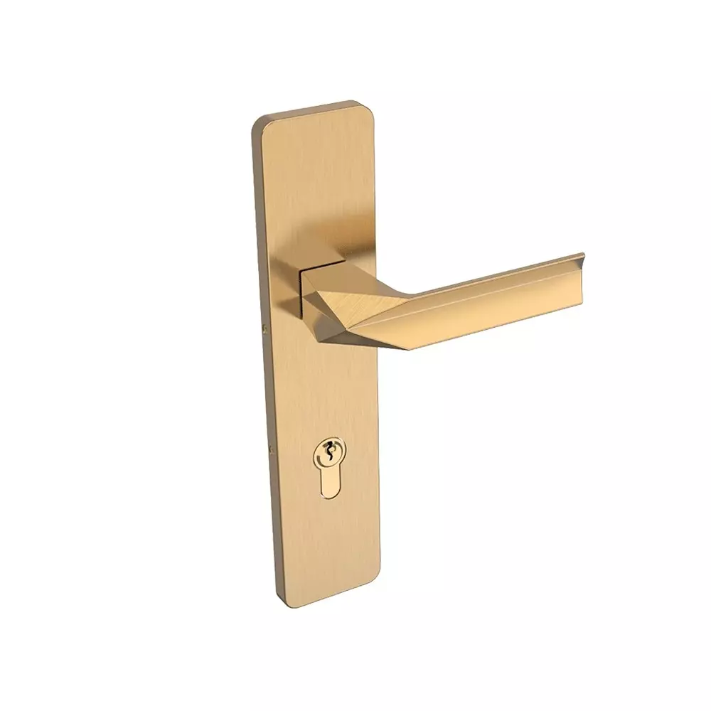 GODREJ Cameo Plate Handle 250 mm Urban Chic Theme Sunset Rose Gold Finish, 9228