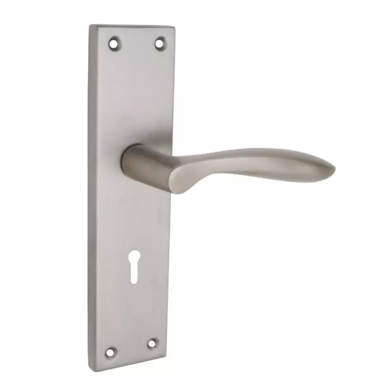 Harrison Door Handle 200 mm Plate Size SS/CP Finish for Aluminium & Wooden Door, B-444