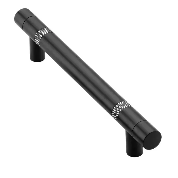Paras SPOT Aluminium Main Door Handle Black Blast Finish PE-325 (Hole to Hole Distance: 300 - 450 mm)