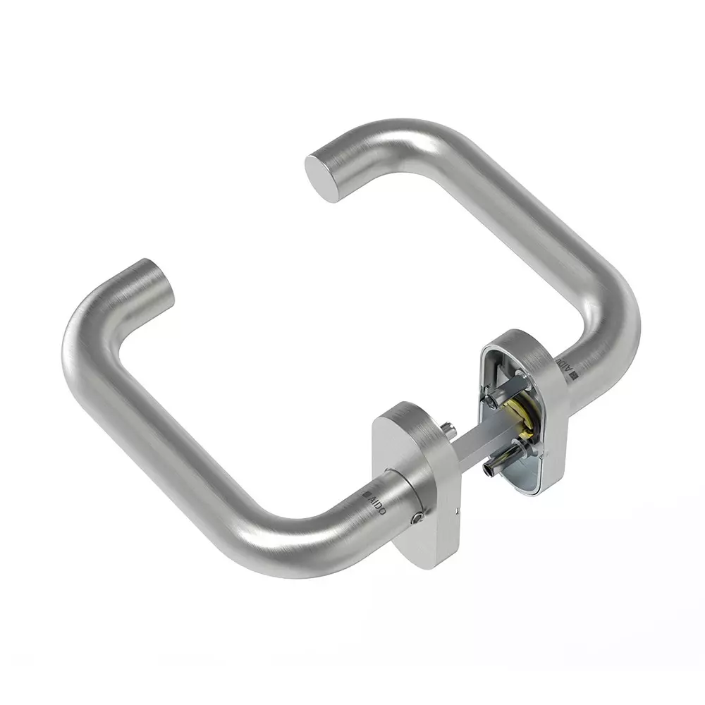 AIDO XL-C 2000 - D4 Hollow Lever Handle With Oval Roses And Escutcheons