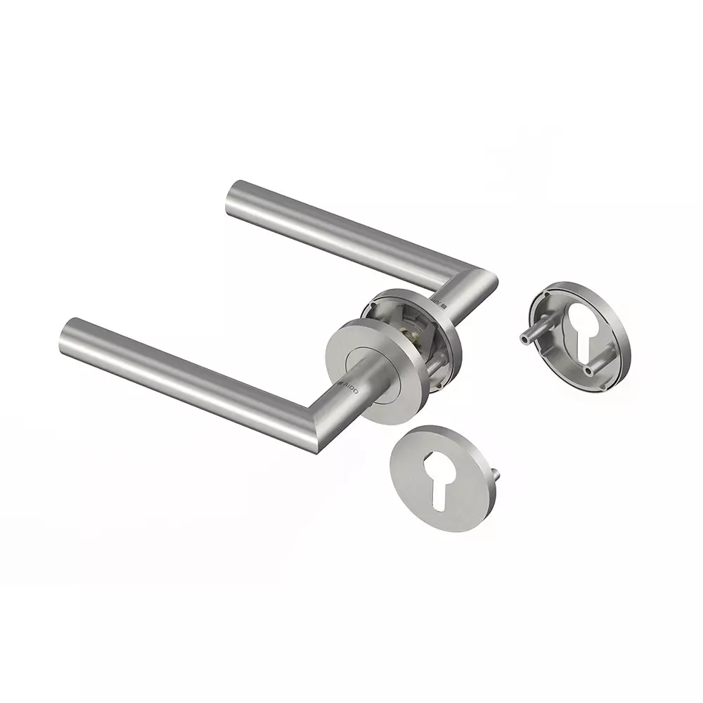 AIDO XL-C 2002 - D2 Hollow Lever Handle With Round Roses and Escutcheons