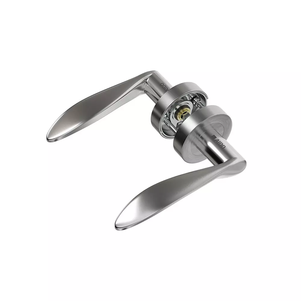 AIDO XL-C 2029 Solid Lever Handle With Round Roses and Escutcheons