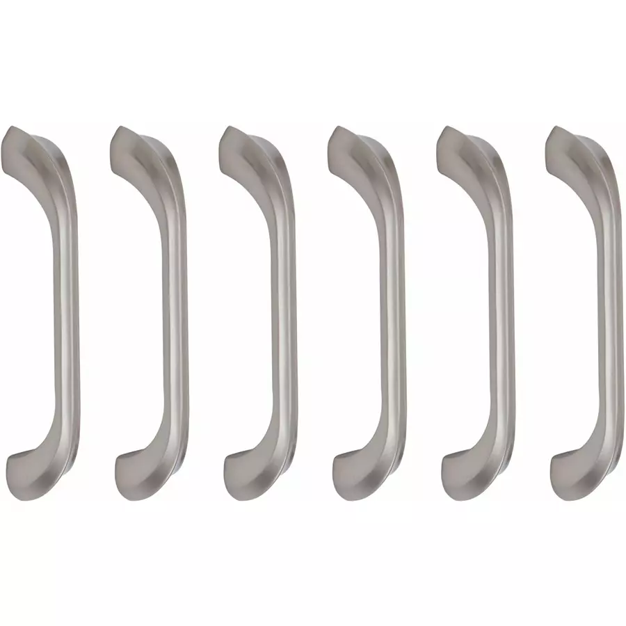 Atom Zinc Silver Glossy Finish Cabinet/Drawer Handle, CH-ZN-227-SS-04