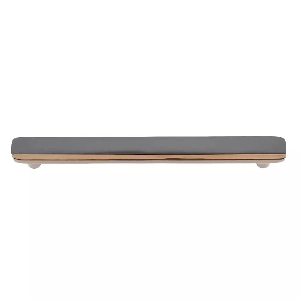 Magmus Cabinet Handle MHR-178 160 mm (6.29 inch) Zinc PVD Rose Gold Satin Black, 160107178.5