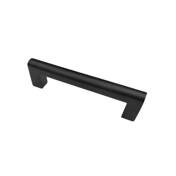 PRADO Cabinet Handle Steel 128 mm Size for Drawers and Compartments, RADO BLACK