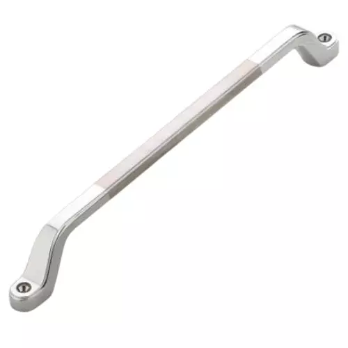 Altitude Cabinet Handle Vivo Sreies Size 224 mm Metal Body CP/TT Finish Front Screw Type for Home & Office Furniture