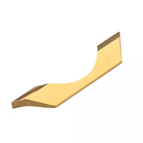 Altitude Wardrobe Handle Clark Series Size 160 mm Metal Body PVD Gold Finish for Home & Office Furniture