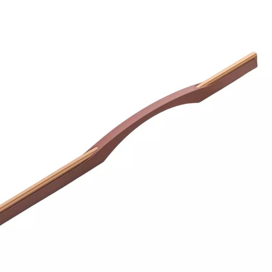 Altitude Wardrobe Handle Plum Series Size 18 inch (457.2 mm) Metal Body PVD R.Gold Finish for Home & Office Furniture