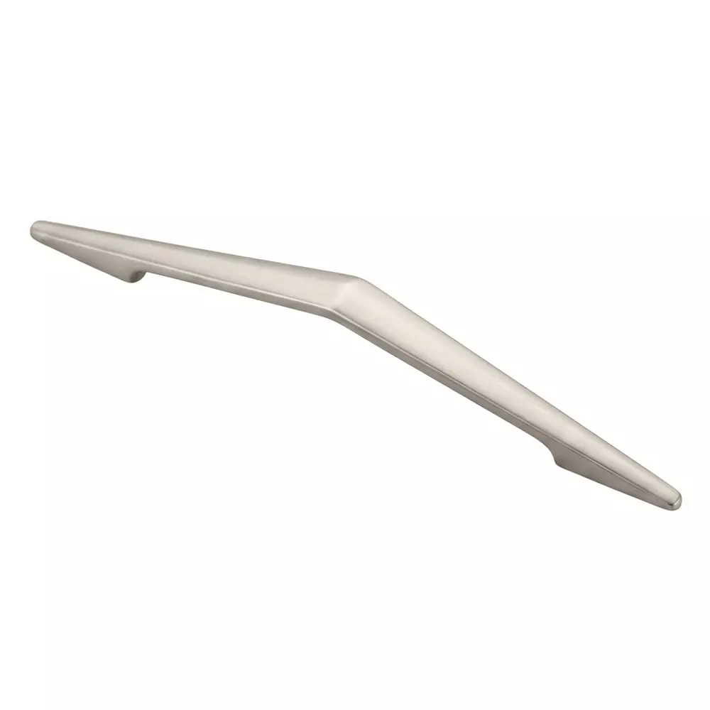 Paras BREZZA Cabinet Handle 160 mm Hole to Hole Distance Zinc Material Silver Satin Finish, 1378