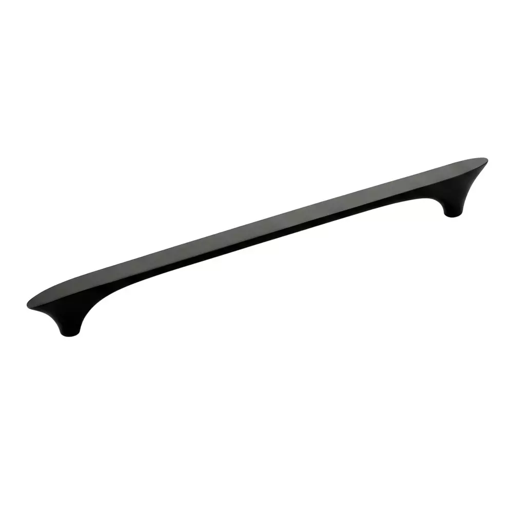 Paras THUMB Cabinet Handle 224 mm Size Zinc Material Black Matt Finish, 1565