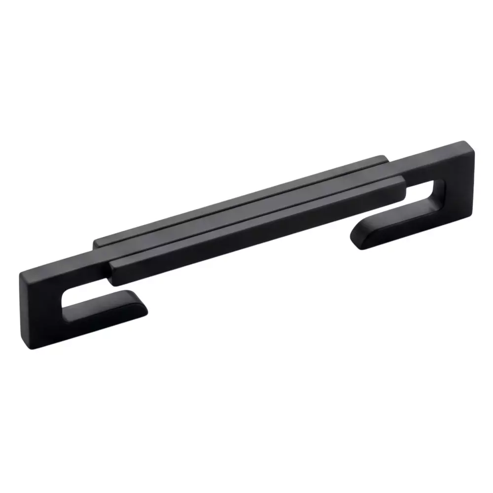 Paras SENSE Aluminium Cabinet Handle Black Matt + Black Finish, 1568 1568 (Size: 160 - 900 mm)