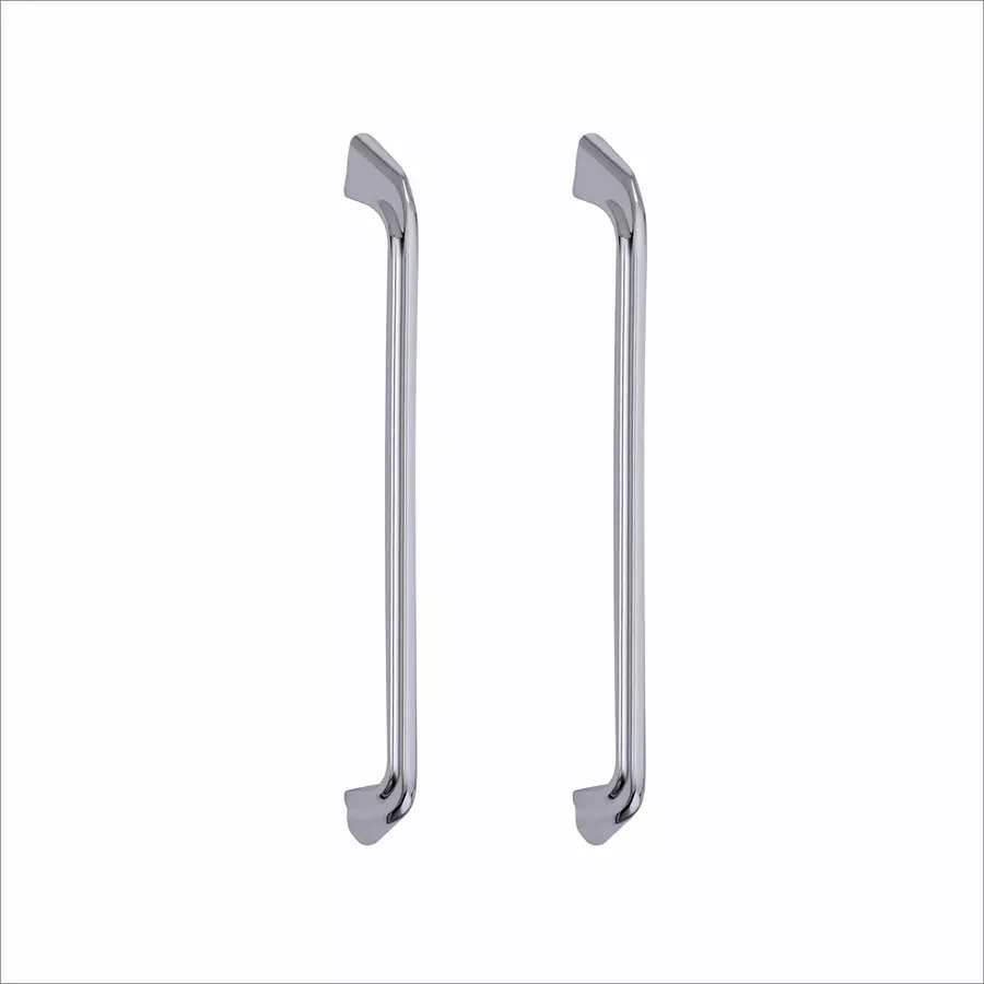 Atom Zinc Silver Glossy Finish Cabinet/Drawer Handle, CH-ZN-228-CP-10
