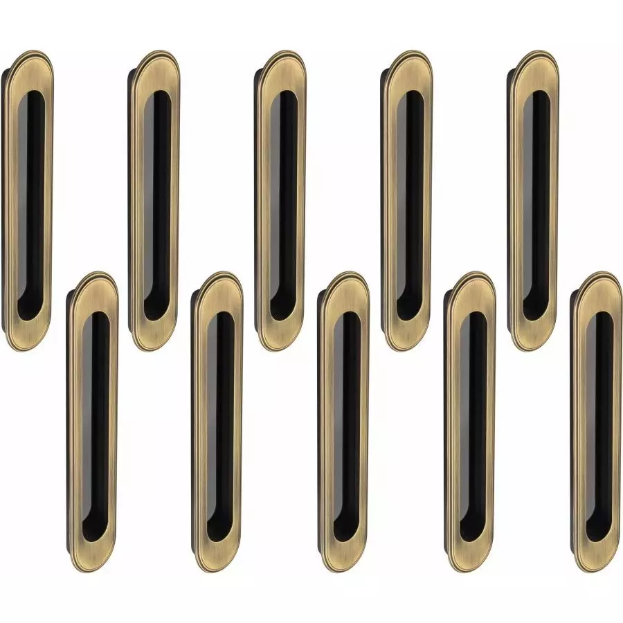 Atom Zinc Multicolor Glossy Finish Cabinet/Drawer Handle, CH-ZN-317-BA-08-110 (Pack of 10)