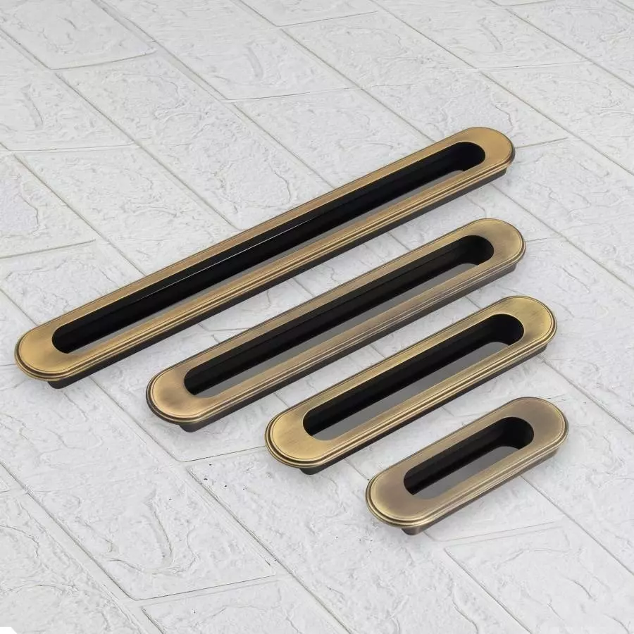 Atom Zinc Multicolor Glossy Finish Cabinet/Drawer Handle, CH-ZN-317-BA-08-110 (Pack of 10)