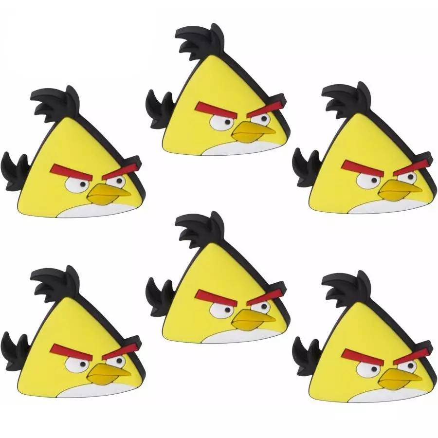 Atom Angrybird Zinc Yellow Matte Finish Cabinet/Drawer Knob, KB-CHILD-ANGRYBIRD-YELLOW