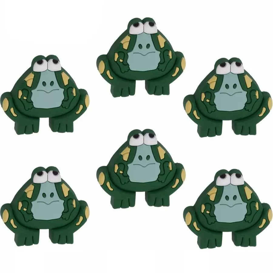 Atom Frog Zinc Green Matte Finish Cabinet/Drawer Knob, KB-CHILD-FROG-106 (Pack of 6)