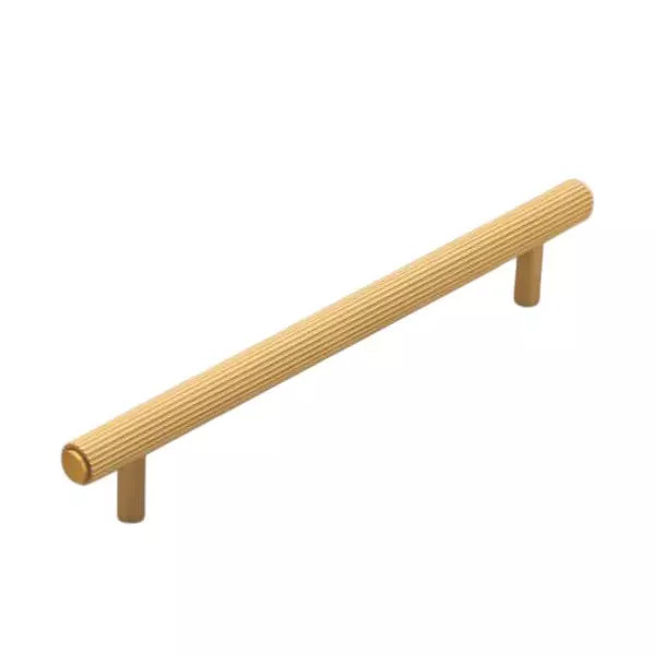 Altitude Wardrobe Handle Twitter Series Size 160 mm Metal Body Gold Matt Finish for Home & Office Furniture