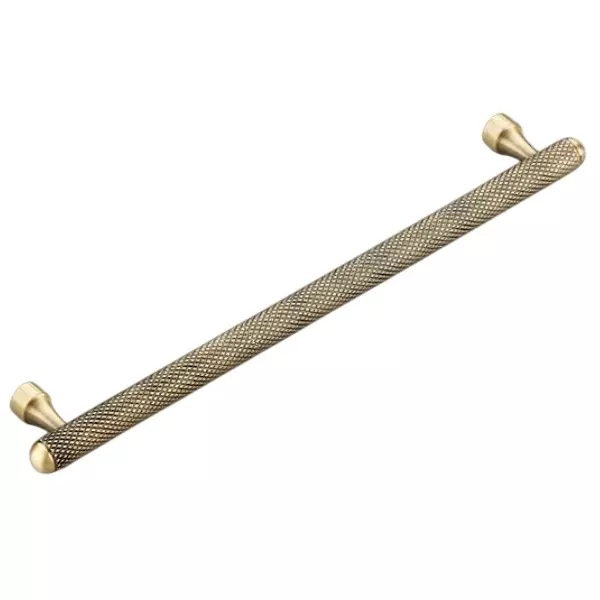 Paras DESIGNER 'H' Cabinet Handle 224 mm Hole to Hole Distance Steel Material Antique Brass (A/B) Finish, 1585