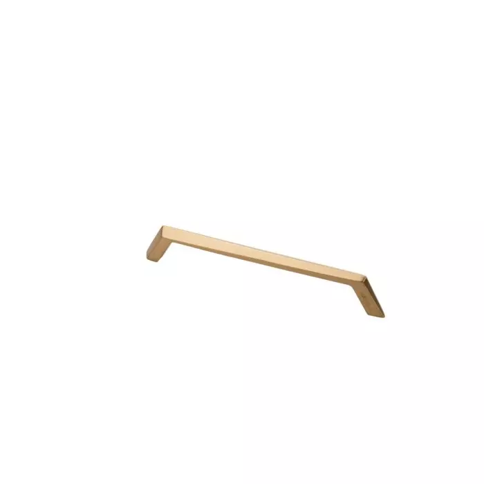 Hafele Drawer Handle Aeries Series 160 mm Hole Spacing Brass Material Matt Brass Finish, 100.05.031