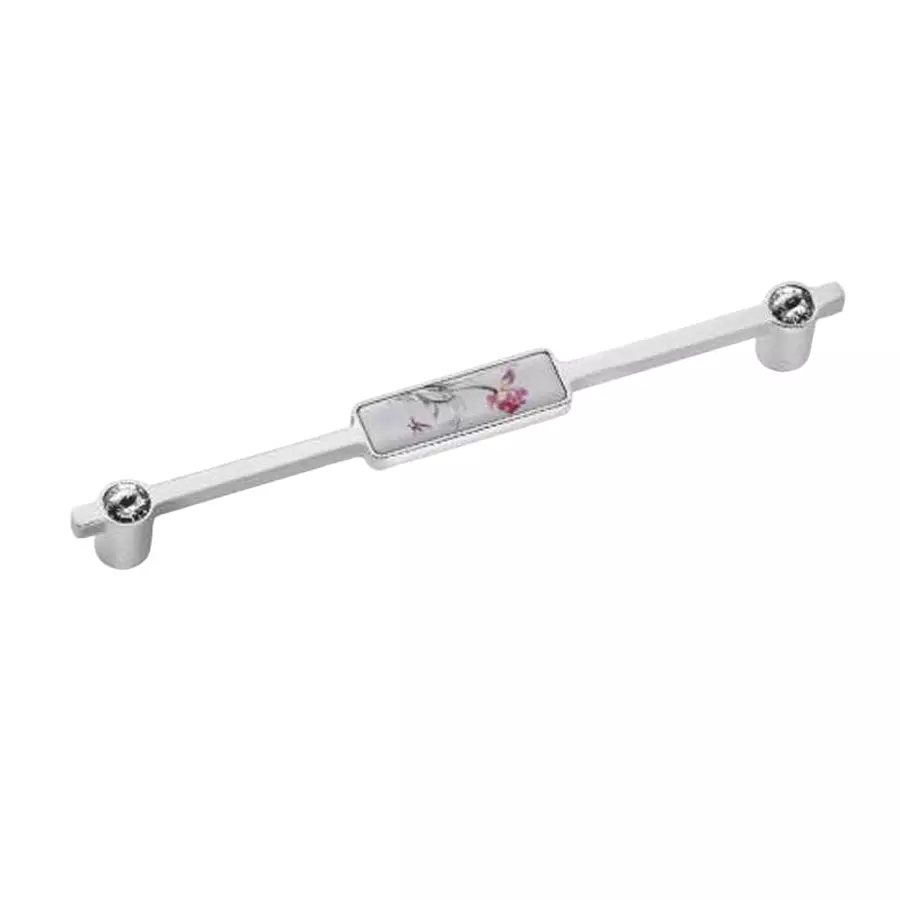 DORIO Prince Series Cabinet Handle Crystal/Ceramic Finish, DC-507