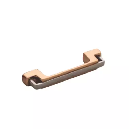 Altitude Metal Cabinet Handle Size 96 mm in RG/B Nickel Finish for Home & Office Furniture, 122