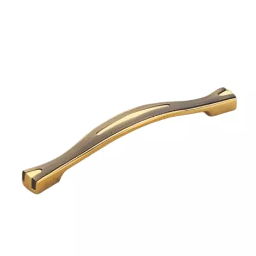 Altitude Metal Cabinet Handle Size 160 mm in Gold/Antique Finish for Home & Office Furniture, 136