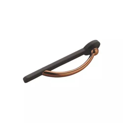 Altitude Cabinet Handle Size 288 mm Metal Body in R.Gold/Black Finish for Home & Office Furniture, 1565