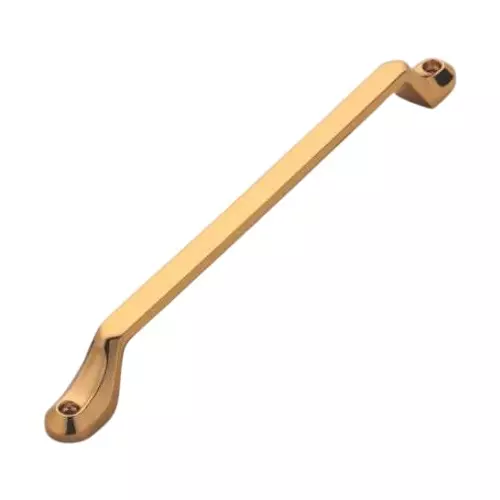 Altitude Cabinet Handle Size 96 mm Metal Body PVD R.Gold Finish Front Screw Type for Home & Office Furniture, 701