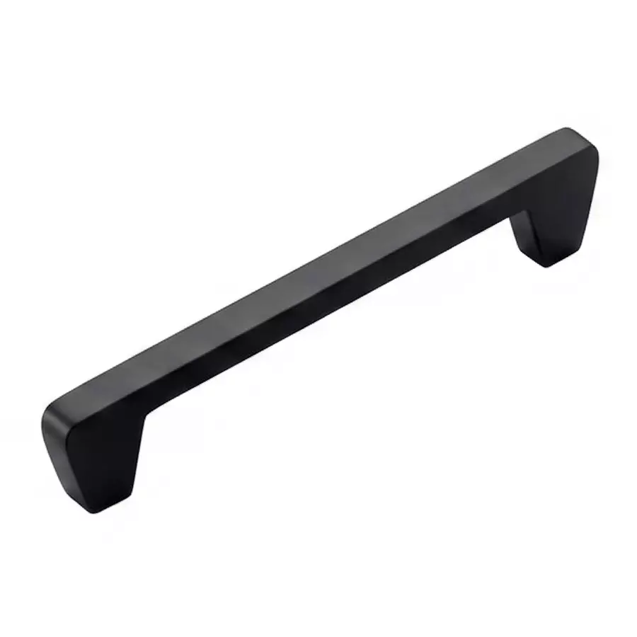 Paras TRIANGLE LEG Cabinet Handle 128 mm Size Steel Material Black Matt Finish, 1523
