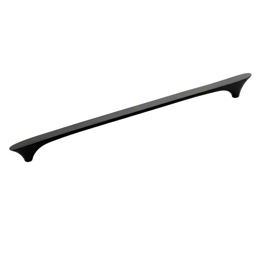 Paras THUMB Cabinet Handle 288 mm Size Zinc Material Black Matt Finish, 1565