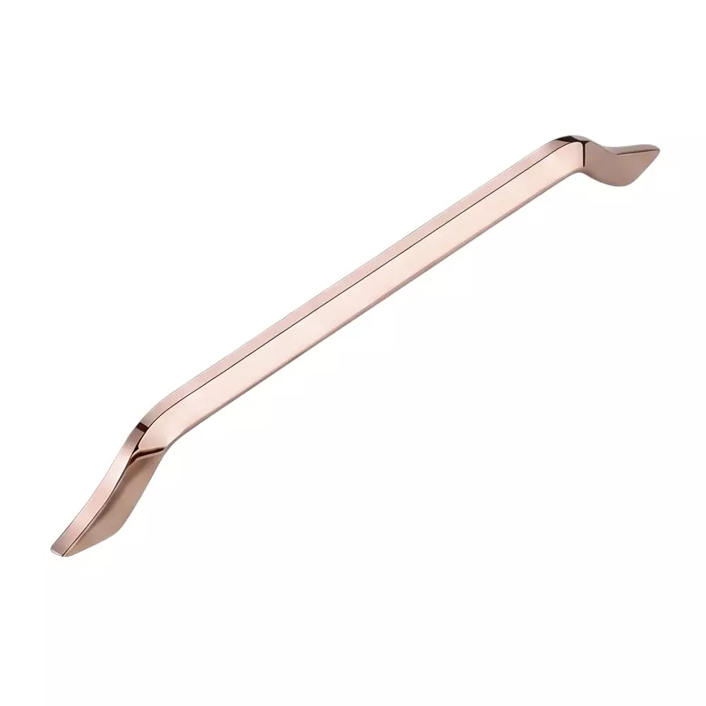 Paras WAVE Cabinet Handle 128 mm Size Steel Material PVD Rosegold Finish, 1574
