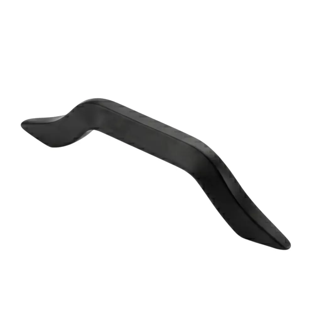 Paras WAVE Cabinet Handle 96 mm Size Steel Material Black Matt Finish, 1574