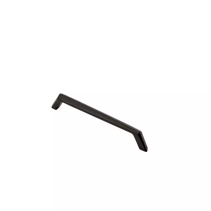 Hafele Drawer Handle Aeries Series 160 mm Hole Spacing Brass Material Matt Black Finish, 100.05.041