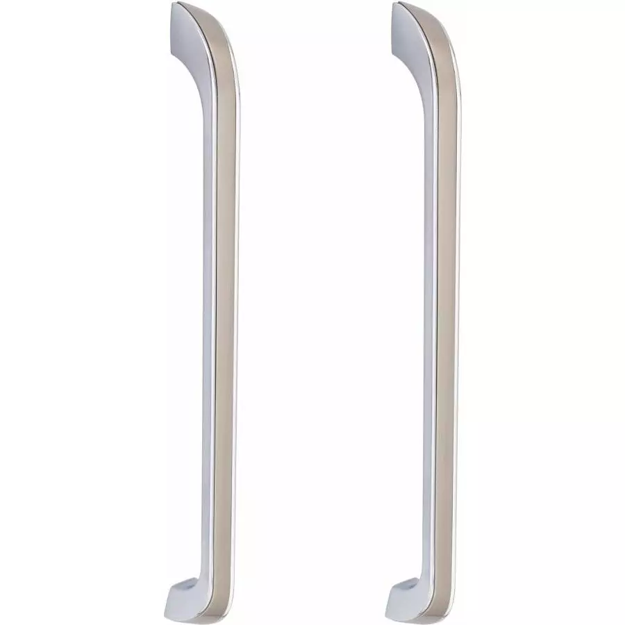 Atom Zinc Silver Glossy Finish Cabinet/Drawer Handle, CH-ZN-252-CPSS-12