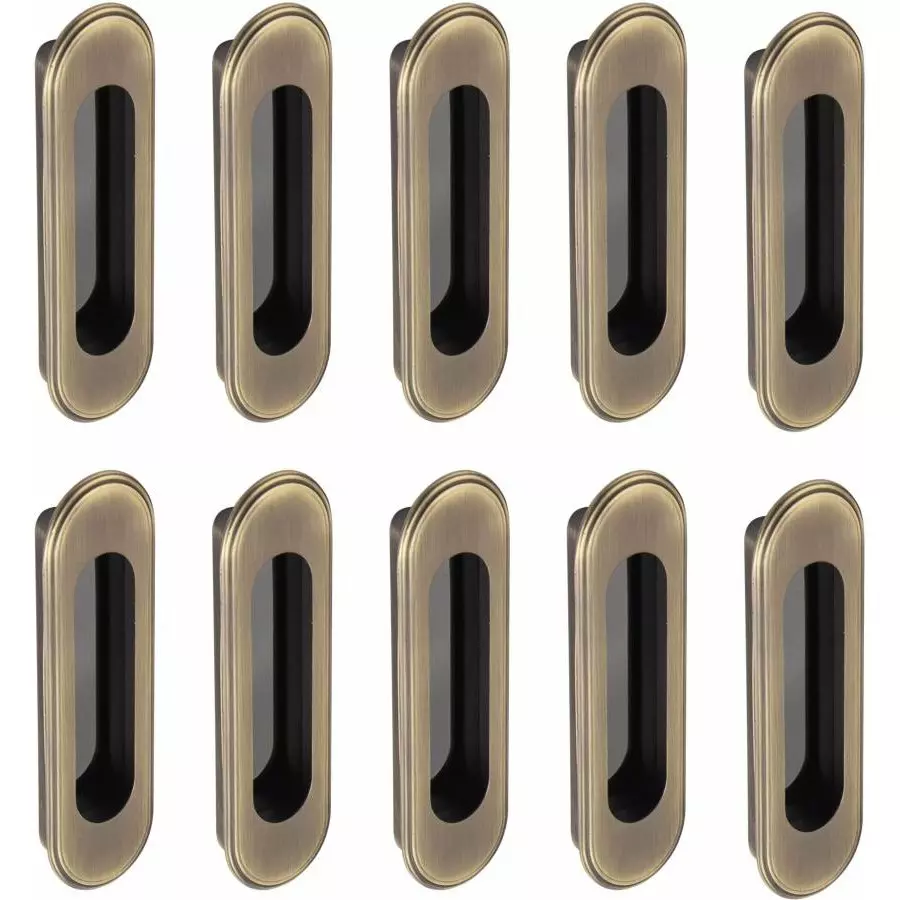 Atom Zinc Multicolor Glossy Finish Cabinet/Drawer Handle, CH-ZN-317-BA-04-110 (Pack of 10)