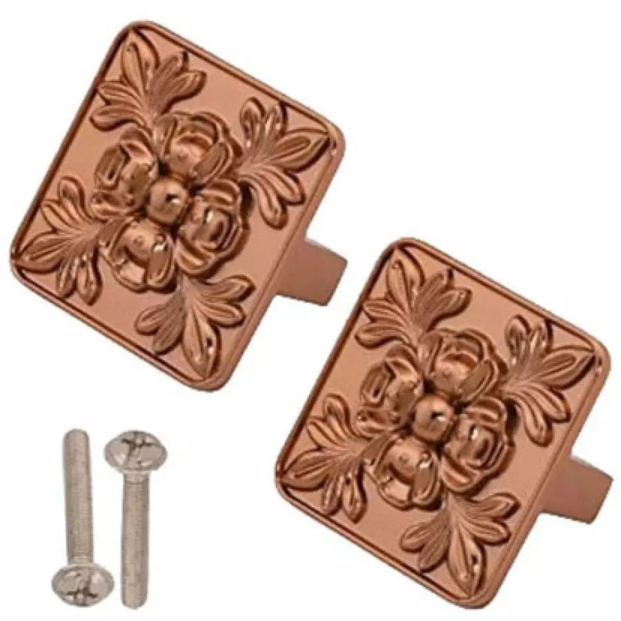 Atom Zinc Copper and Gold Glossy Finish Cabinet/Drawer Knob, SY- ZK-WE611-RG