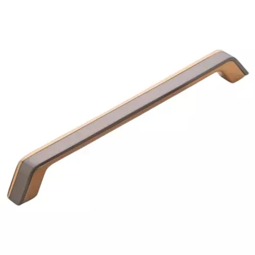 Altitude Cabinet Handle Size 224 mm Metal Body in RG/Black Satin Finish for Home & Office Furniture, 2213