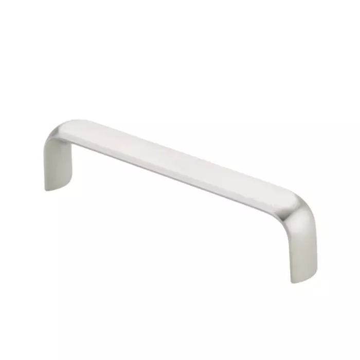 Paras ROLEX Cabinet Handle 96 mm Size Steel Material Silver Satin (S.S) Finish, 1447