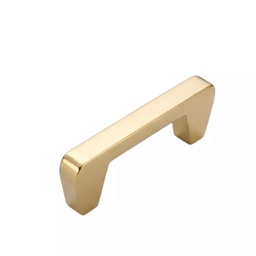 Paras TRIANGLE LEG Steel Cabinet Handle PVD Gold Finish, 1523 (Size: 96 - 288 mm)