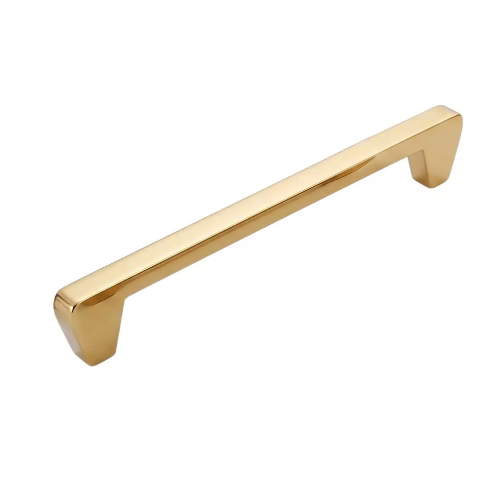 Paras TRIANGLE LEG Cabinet Handle 224 mm Size Steel Material PVD Gold Finish, 1523