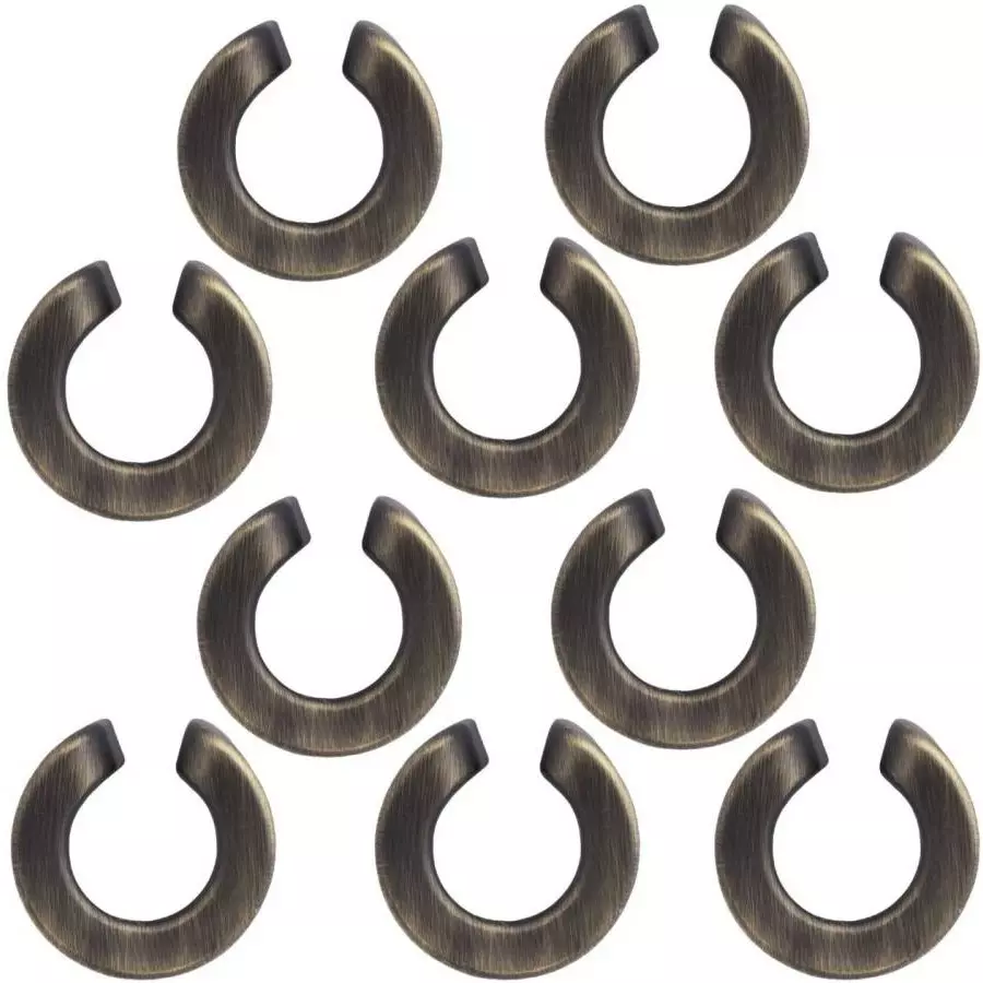 Atom Zinc Gold Glossy Finish Cabinet/Drawer Handle, ZK-629-BA-01-110 (Pack of 10)