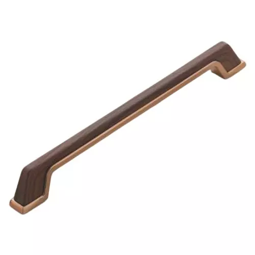 Altitude Cabinet Handle Size 288 mm Metal Body in R.Gold/Wenge Finish for Home & Office Furniture, 1548