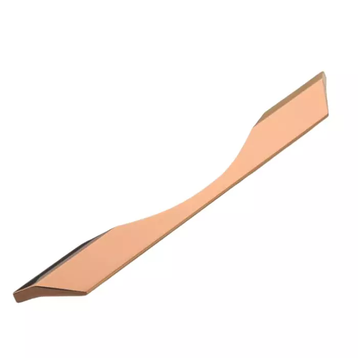 Altitude Wardrobe Handle Clark Series Size 576 mm Metal Body PVD R.Gold Finish for Home & Office Furniture