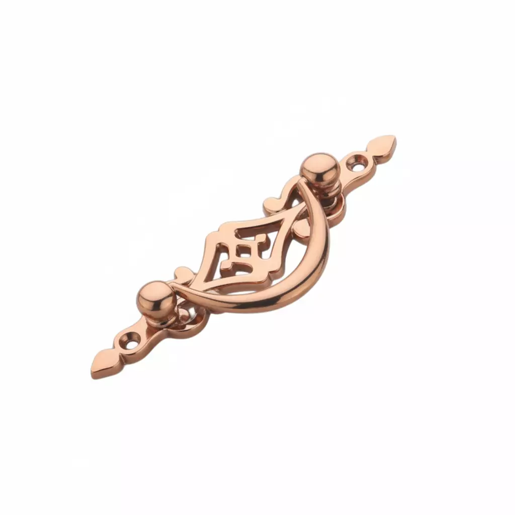 Altitude Drawer Chest Handle Standard Size Metal Body R.Gold Finish for Home & Office Furniture, 607